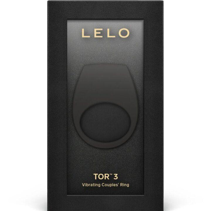 LELO - ANEL VIBRADOR PRETO TOR 3